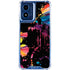 Chromatic Splatter Black Moto G 5G (2024) Clear Case